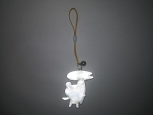 Personalizzato rana riflettente ciondolo Tag <span class=keywords><strong>Gadget</strong></span> PVC bianco con stampa UV - Product Image 5