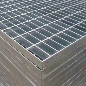 Grilles en acier au carbone léger <span class=keywords><strong>25</strong></span> x 3, grilles de passerelle en acier galvanisé robustes pour plateformes de circulation, grille métallique - Product Image 1