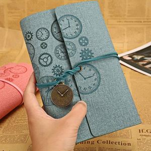 Fournitures de papeterie : Carnet de voyage A6 personnalisé, couverture rigide en cuir et liège, reliure cousue, 80 feuilles, amovible - Product Image 2