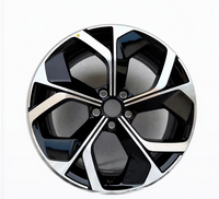 Jante en alliage d'aluminium de qualité supérieure de 17 pouces 6.5J 5x114.3 ET40 CB60 Remplacement de jante automobile OE Convient à BYD Yuan Plus