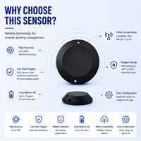 Système de détection de véhicules sans fil intelligent 4G LTE Cat-M LoRa NB-IoT pour la gestion du stationnement en rue