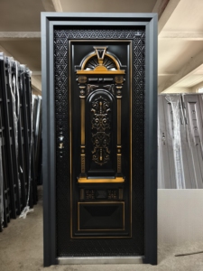 <span class=keywords><strong>Puerta</strong></span> de Entrada de Acero con Diseño de Cobre, Estilo Más Vendido en África 2026 - Product Image 3