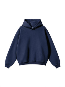 Sweat à capuche ample pour homme, style rétro américain, en molleton bouclette lourd 220g, imprimé, à épaules tombantes, sans cordon <span class=keywords><strong>de</strong></span> serrage, vente en gros - Product Image 4