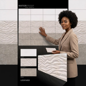 Azulejos de pared de cerámica digital de 9mm de espesor, 30x60cm, 300x600mm, 12x24, sala de estar diseñador para, azulejos de pared de elevación de porcelana Interior - Product Image 1