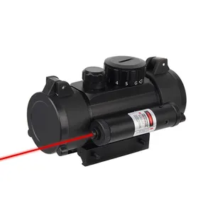 1X40 RDL Red Green Dot Sight 4 ReticleS Scope 11/20mm Red Dot Sight With Press Long Range Mouse Tail Laser Sight For Hunting
