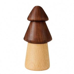 Caja de Palillos de Dientes de Madera con Forma de Árbol de Pino, Dispensador de Palillos para Decoración de Cocina, Venta al Por Mayor - Product Image 1