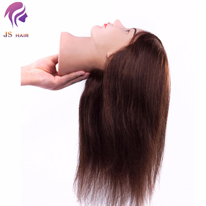 Cabeza <span class=keywords><strong>de</strong></span> Maniquí <span class=keywords><strong>de</strong></span> Cabello Humano 100% Natural para Peluquería, Cabeza <span class=keywords><strong>de</strong></span> Práctica <span class=keywords><strong>de</strong></span> Cabello Real para Entrenamiento - Product Image 2