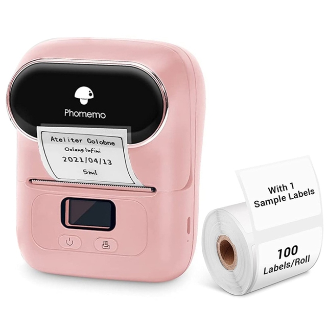 Phomemo M110 Label Maker Mini Thermal Label Printer Multi Functional Editing for Android & Ios Adhesive Printing