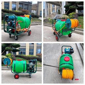 Spruzzatore Agricolo in Plastica ad Alta Produttività da 100L, Montato su Trattore, con Barra Nebulizzatrice, Motore <span class=keywords><strong>a</strong></span> <span class=keywords><strong>Benzina</strong></span> e Pompa - Product Image 3