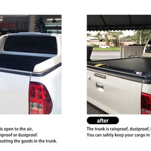 KQD Best-seller Dodge Ram 1500 – Couvre-benne rétractable manuel en alliage d'aluminium étanche avec verrous rotatifs pour benne arrière - Product Image 6