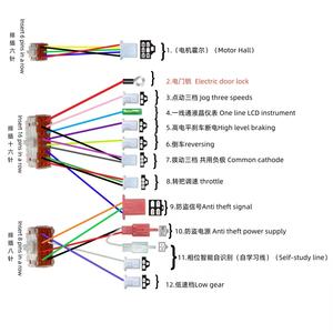 Contrôleur à onde sinusoïdale 12MOSFET 48V/60V/72V 35A-50A 1500W pour Vélo Électrique, Trottinette, Tricycle, VTT, Motoneige, Cyclomoteur, Buggy, Pièces DIY - Product Image 6