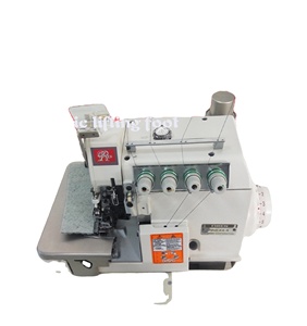 Machine à coudre industrielle à point noué sur lit plat, moteur informatisé haute vitesse, modèle RNEX4-4, faible entretien - Product Image 1