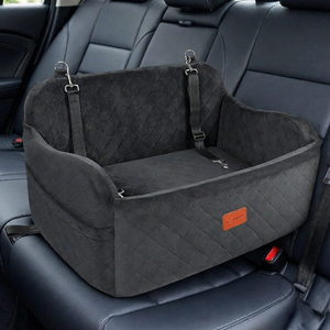 Luxe waterdichte zachte honden- en kattenautobed met aangepast logo, wasbare hoes, draagbaar, comfortabel en opvouwbaar - Product Image 5