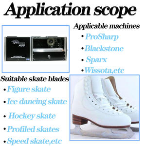 100 ז "מ r22 r16 גלגל יהלום r16 גלגל מחדד אלקטרומצופה cbn שחיקה עבור חידוד ילדים מחליקים ושכירות - Product Image 4