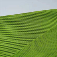 100% Polyester 250GSM Sandwich Air Mesh Tissu 3D Entretoise Motif Hexagonal Teint pour Sacs Accessoires Jouets pour Filles