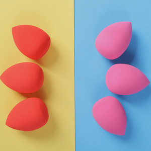 Éponge de maquillage écologique personnalisée avec logo de marque privée, sans latex, utilisable à sec et sous l'eau, éponge de beauté multicolores, œufs de beauté - Product Image 3