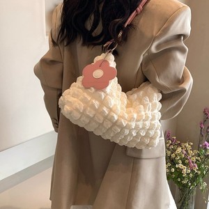 2025 nouveau sac à bandoulière pour femmes avec sac à main à bandoulière plissé de grande capacité de couleur unie