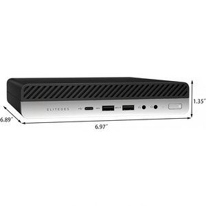 Barebone Tiny EliteDesk <span class=keywords><strong>800</strong></span> G5 <span class=keywords><strong>Mini</strong></span> Desktop-<span class=keywords><strong>PC</strong></span> 9. Generation Sauber Ohne Kratzer Klasse A Getestet Funktionsfähig - Product Image 4