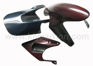 <span class=keywords><strong>Parti</strong></span> del motociclo in fibra di carbonio <span class=keywords><strong>parti</strong></span> di colore rosso - Product Image 5