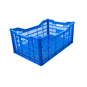 Empilhável & Nestable Food Grade Plastic Basket Environmentally-Friendly Logística Caixas para armazenamento e transporte - Product Image 1
