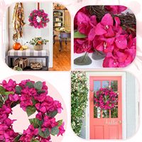 Artificielle Bougainvillier Guirlande Lierre Vignes pour Maison Jardin Arche De Mariage Arrangements Floraux Intérieur Mur Clôture Paniers Décor