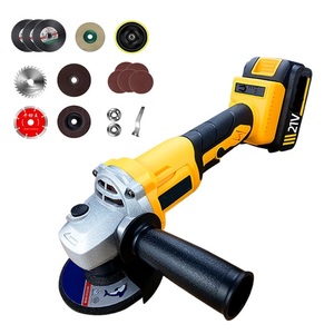 36V Li-ion accu-aangedreven 125mm nat/droog haakse slijpmachine met schuifschakelaar voor industrieel gebruik en slijpschijf - Product Image 3