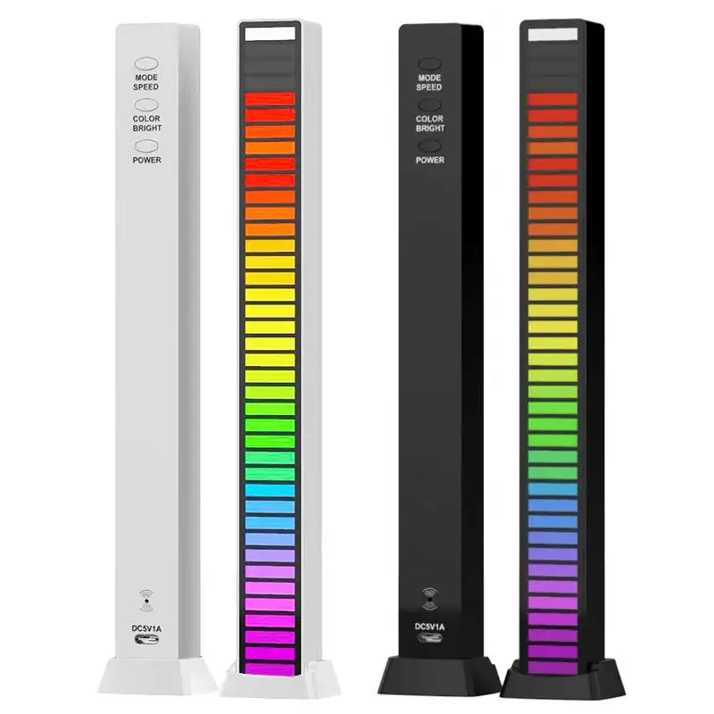 Đèn Thu Âm Kích Hoạt Bằng Giọng Nói Rgb Thanh Chỉ Báo Mức Âm Nhạc 32 Bit Máy Phân Tích Phổ Âm Thanh Điều Khiển Bằng Giọng Nói Đèn Led Nhịp Điệu