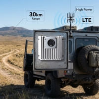 Lien de données longue portée 30 km pour véhicule avec haute puissance, transmetteur vidéo LTE pour véhicule extérieur
