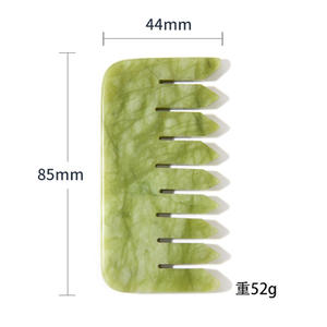 Xiu Yan <span class=keywords><strong>Jade</strong></span> vert peigne <span class=keywords><strong>Jade</strong></span> pierre grattage outil de <span class=keywords><strong>Massage</strong></span> Gua Sha conseil <span class=keywords><strong>Jade</strong></span> peigne - Product Image 5