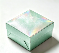 Poudre de pigment métallique holographique certifiée GUANZUN vert menthe 36M, pigment de revêtement à longue durée de vie, encre de sérigraphie
