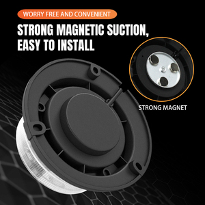 Nuova Luce Stroboscopica di Emergenza LED Gialla HJ 12-24V 24W, Faro Rotante Lampeggiante per Trattori e Accessori Auto, Modello LED-01 RGB 1 - Product Image 5