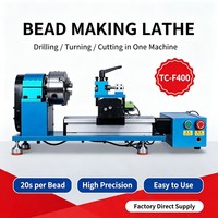 Machine à tourner les perles CNC automatique compacte TC500, diamètre de rotation max. 1 mm, légère (1 kg), pour le travail du bois domestique