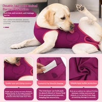 Nouvelle tenue de récupération post-stérilisation pour chien 2026 en coton péruvien ultra-fin avec boucles horizontales, anti-morsure, pour cicatrisation post-opératoire, modèle Europe