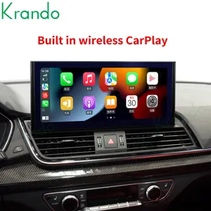 Krando 12.3 אינץ רכב רדיו ניווט dvd נגן לאאודי Q5 2018-2020 Carplay ממשק תיבת חכם אלחוטי