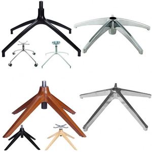 Đen sao ghế cơ sở chân sửa chữa có thể điều chỉnh thang máy khí bảng Patio xoay tàu lượn 5 phần ván ép phụ kiện lenin đồ nội thất cho - Product Image 6