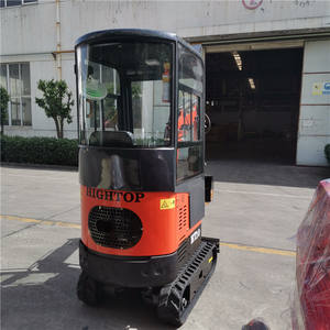 Gratis Verzending!!! China 1ton Mini Graafmachine Hydraulische Met Cabine Met Diesel Euro 5 Motor - Product Image 2