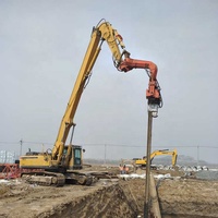 Marteau vibrant monté sur excavateur KN400 marteau vibrant hydraulique machine à piler pour excavatrice
