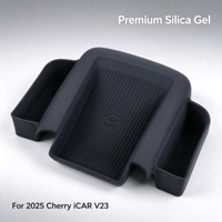 Copertura in Gel di Silice per Bracciolo Auto, Protezione Console Centrale NFC, Tasche Laterali Antiscivolo ICAR V23 2025