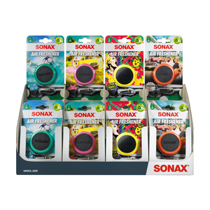 Diffuseurs de parfum pour voiture, assortiment de senteurs, présentoir de comptoir, 24 paquets pour la vente au détail et choix multiples - Product Image 1