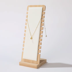 Expositor de Joyería de Madera Ecológico de Alta Calidad con Color Personalizado y Logotipo del Cliente, de China - Product Image 1