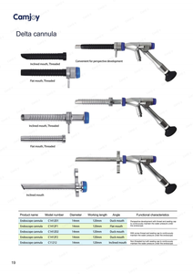 Endoscópio Transforaminal Camjoy 6.9mm/181mm/30 graus para Cirurgia Espinhal com Pinça Punch - Product Image 4