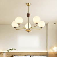 Lampe suspendue moderne Nordic Magic Bean, lustre français pour salon, style vintage Bauhaus, lampe suspendue en fer pour restaurant et chambre à coucher