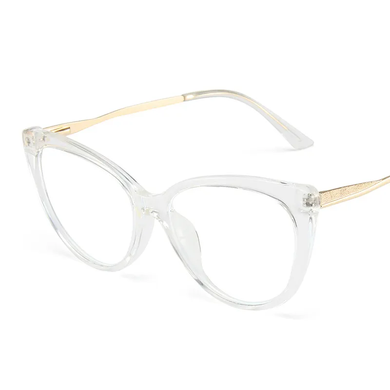 2024 новые модные очки кошачий глаз с защитой от синего света модные дизайнерские компьютерные очки TR90 оптическая оправа женские очки
