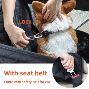 Venta al por mayor ajustable de lujo perro asiento de coche cama estilo moderno plegable impermeable pequeño mascota asiento de coche hamaca - Product Image 2