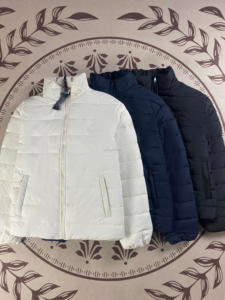 Chaqueta RL Raff Label para Hombre, Estilo Americano, Cuello Alto, Gruesa, Bordada, Manga Larga, con Cierre y Patrón de Corazón, para Invierno - Product Image 2