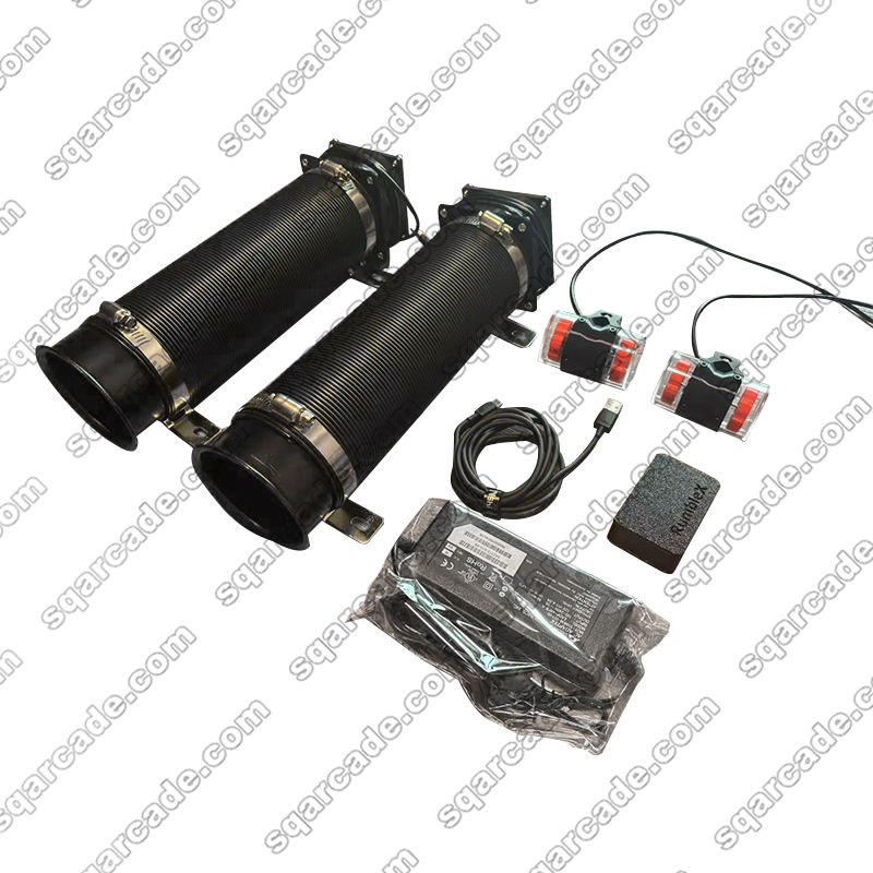 2 conductos de aire + 2 motores de pedal