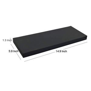 Set mit <span class=keywords><strong>3</strong></span> schwimmenden nordischen quadratischen Regalen Home Wohnzimmer Wand dekoration Gloden Metall Wand halterung Holz material - Product Image 6