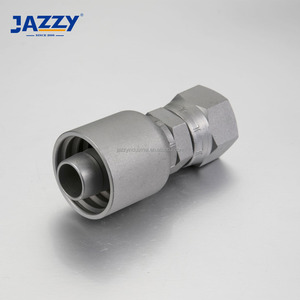 Raccord de tuyau hydraulique monobloc femelle JIC en acier au carbone forgé JAZZY 3000/6000/9000 PSI - Product Image 3