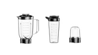 Blender de table électrique multifonctionnel 1000W 1500ML à 2 vitesses variables pour une utilisation en cuisine