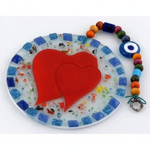12 X 22 cm Glass Evil Eyes <b>Wall</b> <b>Decoration</b> Unique and Eye-catching <b>Wall</b> Accent - Product Image 2